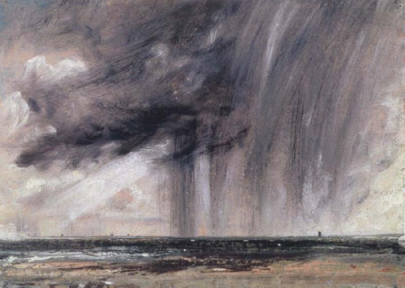 John Constable Rainstorm over the sea